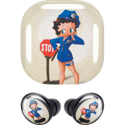 Betty Boop The Police Officer Galaxy Buds Pro Skin